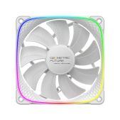 Вентилятор Geometric Future 1F2503R112011 Case Cooler Squama 2503RW-12 Reverse 120x120x25mm, 4-pin PWM, ARGB, 57.67CFM, 29.87dBA, 1500RPM, White