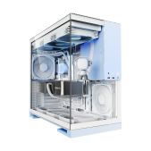 Корпус ATX без БП Geometric Future 1AM5WKPB00100 Case Model 5, Midi-Tower, TG, no fans, 2xUSB-A 3.0, 1xUSB 3.2 Type-C, E-ATX, ATX, mATX, mITX Light blue