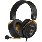 Гарнитура A4-Tech M595 Bloody Renegade черный/рисунок 2.3м мониторные USB оголовье
