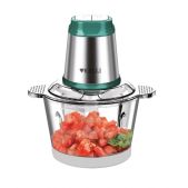 Измельчитель Kelli KL-5216 Мощный мотор: 1300Вт Число скоростей: 2 Противоскользящее основание Двухъярусный нож с 4-мя лезвиями Механическое управление Материал корпуса: пластик+нержавеющая сталь Ножи из нержавеющей стали Двухъярусный нож с 4-мя