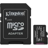 Карта памяти MicroSDXC 1Tb Kingston SDCS3/1TB 150Mb/s Canvas Select Plus Gen3 A1 U3, с адаптером
