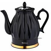 Чайник Kelli KL-1341 черный/золотой 2200вт, 2.0л, керамический