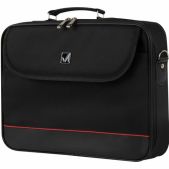 Сумка портфель Brauberg 240441 MOTIVE с отделением для ноутбука 15.6, откидная крышка, Profi, черная, 30х40х7 см