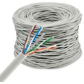 Кабель сетевой Buro BU-CCA-040 UTP 4 пары cat.5E solid 0.40мм CCA 305м серый