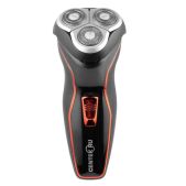 Бритва Centek CT-2171 22143 электрическая черный, 3 головки, сеть аккум, ротор 3D, влажное бритье