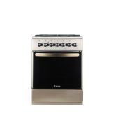 Плита газовая De Luxe 606040.00 гэ-005 кр ЧР нержавейка, стекл.крышка, электродуховка