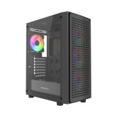 Корпус ATX без БП Powercase CMAEA20-L4 Mistral EA20, Tempered Glass, 4x 120мм FRGB Fan, чёрный