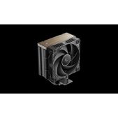 Кулер для процессора Deepcool AK400 G2 LGA1851/1700/1200/115X/AM5/AM4 TDP 220W, PWM, вентилятор 120мм, 4 тепл. трубки, Wood-grain top cover, черный