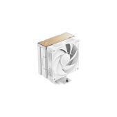 Кулер для процессора Deepcool AK400 G2 WH LGA1851/1700/1200/115X/AM5/AM4 TDP 220W, PWM, вентилятор 120мм, 4 тепл. трубки, Wood-grain top cover, белый