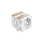 Кулер для процессора Deepcool AK620 G2 WH LGA1851/1700/1200/115X/AM5/AM4 TDP 260W, PWM, Dual вентилятор 120мм, 6 тепл. трубок, Copper Base, Wood-grain top cover, белый