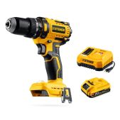 Дрель-шуруповерт аккумуляторная Steher CBS-65-21 20 В, 65 Н·м, 1 АКБ LMS 2 А·ч, бесщеточная ударная