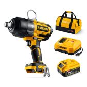 Гайковерт аккумуляторный Steher CWB-1000-41 20 В, 1000 Н·м, 1 АКБ LMS 4 А·ч, бесщеточный ударный, сумка