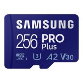 Карта памяти MicroSDXC 256Gb Samsung MB-MD256KA Pro Plus 160Mb/s R/W 160/ 120 MB/s / UHS-I /U3/V30/A2