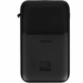 Внешний аккумулятор Tecno S101Q Pocket 10000mAh QC3.0/PD3.0 22.5W 2.4A 2xUSB-A/USB-C черный