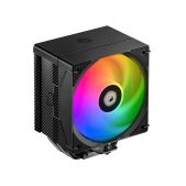 Кулер для процессора ID-CoolING SE-904-XT ARGB Black LGA1851/1700/1200/115X/AM5/AM4 TDP 180W, PWM, 4 тепл.трубки прямого контакта, вентилятор 100мм, Addressable RGB LED