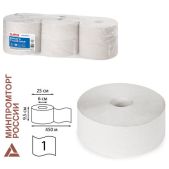 Бумага туалетная Лайма 111336 T1 Universal, 1-слойная, 450м, комплект 6 рулонов