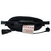 Удлинитель 20м на рамке РС16, 1 розетка без заземления, КГ 2x1.5мм2, 16 А, медь, морозостойкий, 153