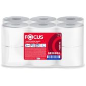Бумага туалетная Focus 5036904 Система Т2 2-слойная, цвет белый, 170м комплект 12 рулонов