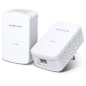 Комплект адаптеров Powerline Mercusys MP500 KIT AV1000 гигабитных Gigabit Powerline Kit, HomePlug AV2 standard, 1 Gigabit port, 300m over Electrical circuits, plug and play