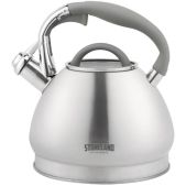 Чайник StoneLAND SWK-0110 3 литра, индукционное дно, со свистком, нержавеющая сталь