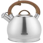 Чайник StoneLAND SWK-0111 3 литра, индукционное дно, со свистком, нержавеющая сталь