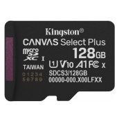 Карта памяти MicroSDXC 128Gb Kingston SDCS3/128GbSP 150Mb/s б/ад Canvas Select Plus Gen3 A1 U1