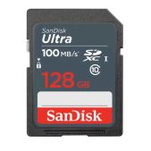Карта памяти SDXC 128Gb SanDisk SDSDUNR-128G-GN3IN Class 10 UHS-I Ultra 100MB/s