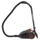 Пылесос Supra VCS-2425 2500Вт, серый оранжевый, контейнер 2.5л, циклонная система фильтрации