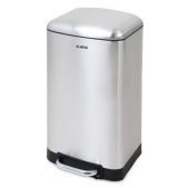 Ведро для мусора Лайма 701570 Ultra с педалью 20л, крышка с доводчиком, стальное, без отпечатков