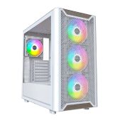 Корпус ATX без БП Montech XR Wood White 4x120мм ARGB fans / XR WOOD W