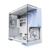 Корпус ATX без БП Geometric Future 1AM5WKPB01100 Model 5 Blue with fans mid tower, E-ATX 5x140mm ARGB fans