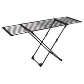 Сушилка для белья напольная Лайма 700469 Home Duo Slinding Black раскладная, 3 зоны сушки, 20 метров