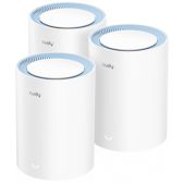Маршрутизатор Cudy AC1200 Wi-Fi Mesh Solution 3-Pack, Chipset MediaTek, Dual-Band, 867Mbps at 5GHz + 300Mbps at 2.4GHz, 802.11ac/a/b/g/n, 2 Fast Ethernet Ports, 2 internal antennas, MU-MIMO, DDNS, Zerotier/Wireguard/OpenVPN/IPSec/L2TP/PPTP VPN, DNS
