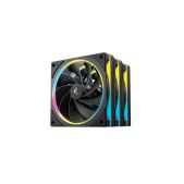 Вентилятор Deepcool FL12R SE 3IN1 FL12R SE 3 IN 1 120x120x25мм REVERSE PWM, ARGB, черный, 400-1500об/мин Color Box
