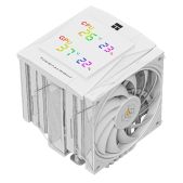 Кулер для процессора Thermalright TRRK120DW Royal Knight 120 Digital White LGA115X/1200/1700/1851/2011/2066/ AM4/AM5 2x120мм PWM Fan, медное основание, 6 тепл. трубок 6мм /