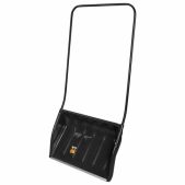 Лопата снеговая 60х28см "СКРЕПЕРОК" Грандмастер прочная, алюм. черенок V-ручка, планка, 700333