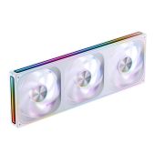 Вентилятор Jonsbo ZA-420W 3 in 1 140х140х28мм PWM, ARGB LED, 700-1800об/мин, белый