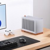 Корпус SFX mini-ITX без БП Jonsbo T9 Silver серебристый