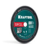 Диск пильный Kraftool 36955-254-30-88 Slim wood cut 254 х 30 x 2.0мм, 88Т по дереву