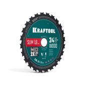 Диск пильный Kraftool 36955-216-30-24 Slim wood cut 216 х 30 x 1.8мм, 24Т, по дереву