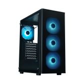 Корпус ATX без БП Xastra A300-4FC12A A300 4ARGB Black ATX/Mesh/ full-size TG / 4x120мм FC120 ARGB PWM fans/