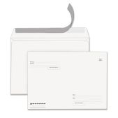 Конверты С4 Staff 118667 229х324мм, отрывная лента, Куда-Кому, 100 г/м2, комплект 500 шт