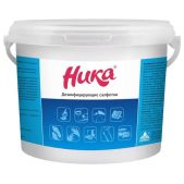 Дезинфицирующие салфеткиНика, для обработки рук и поверхностей, ведро влажные 300 шт.