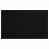 Коврик придверный Любаша 701038 стандарт 90х150см, черный, влаго-грязезащитный, 430 г/м2, ребристый