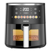 Аэрогриль Centek CT-3105 черный 1.5кВт, сенсорное управление, 8 программ, автовыключение