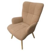 Кресло Brabix 533147 Soft LC-305, фактурная ткань букле экомех, светло-бежевое