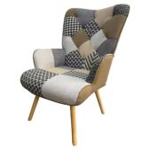 Кресло Brabix 533148 Soft LC-305, ткань, пэчворк лоскутное