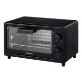 Мини-печь Sonnen 458308 EO-1001, 800 Вт, 10 л, таймер, нагрев до 230 °C, черная