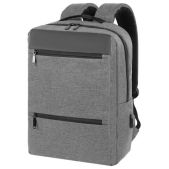 Рюкзак Heikki 273903 PANEL отделение для ноутбука, USB-порт, багажная лента, серый, 44x30x13 см