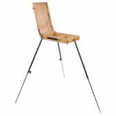 Этюдник Brauberg 190655 Art Classic, бук, 40х25х7.5см, высота холста 70см, ножки метал 90см, ремень